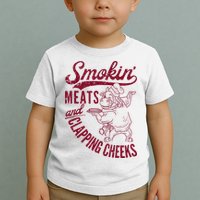 Smoking Meats And Clapping Cheeks Toddler T-Shirt