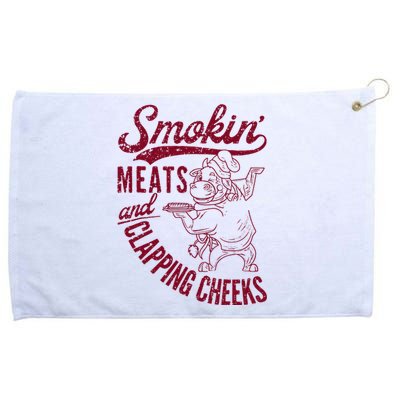 Smoking Meats And Clapping Cheeks Grommeted Golf Towel