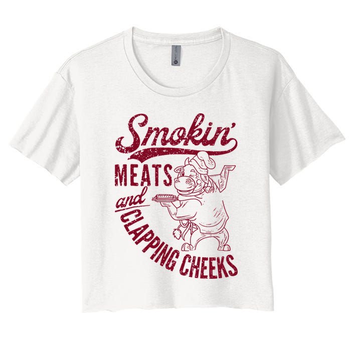 Smoking Meats And Clapping Cheeks Crop Top