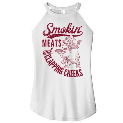 Smoking Meats And Clapping Cheeks Women's Perfect Tri Rocker Tank