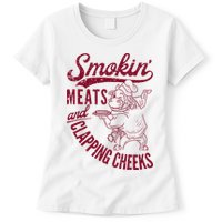 Smoking Meats And Clapping Cheeks Womens T-Shirt