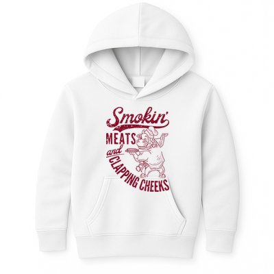 Smoking Meats And Clapping Cheeks Kids Hoodie