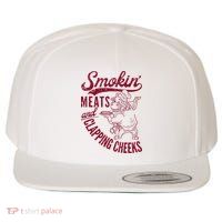 Smoking Meats And Clapping Cheeks Wool Snapback Cap