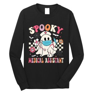 Spooky Medical Assistant Cute Halloween Med Assistant Long Sleeve Shirt