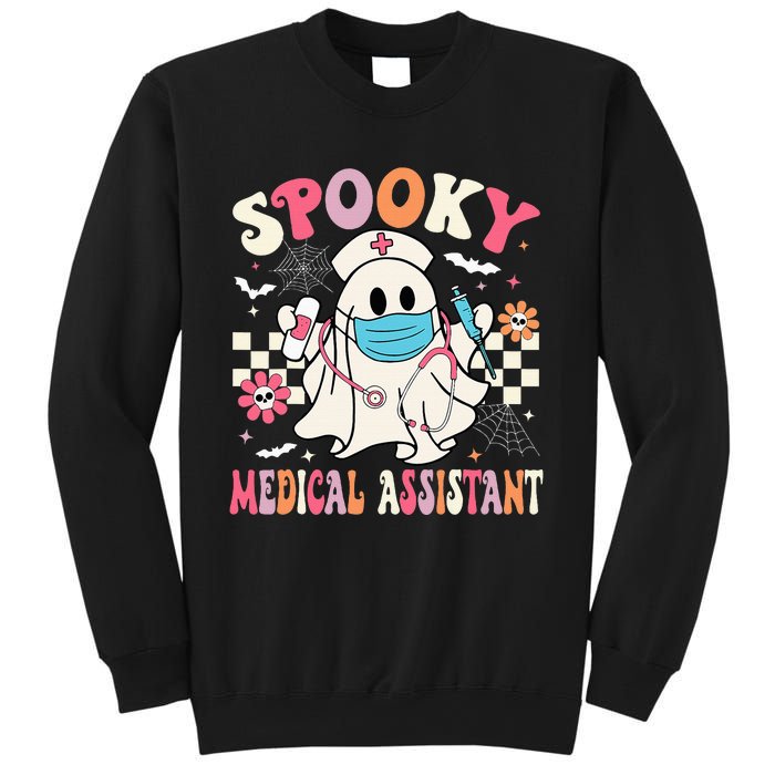 Spooky Medical Assistant Cute Halloween Med Assistant Sweatshirt