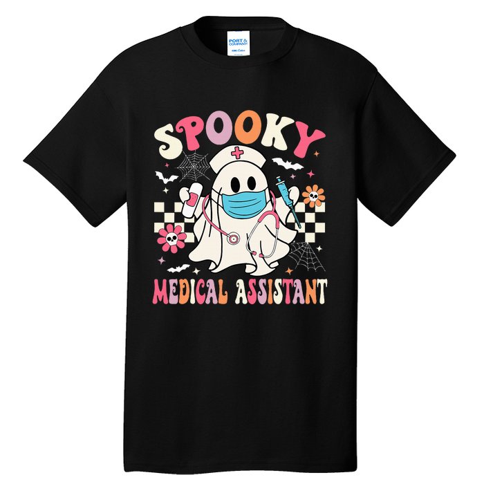 Spooky Medical Assistant Cute Halloween Med Assistant Tall T-Shirt