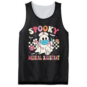 Spooky Medical Assistant Cute Halloween Med Assistant Mesh Reversible Basketball Jersey Tank