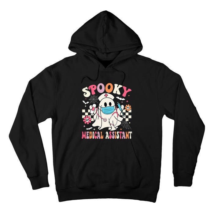 Spooky Medical Assistant Cute Halloween Med Assistant Tall Hoodie