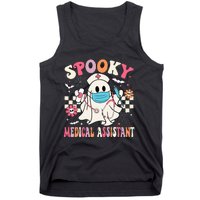 Spooky Medical Assistant Cute Halloween Med Assistant Tank Top