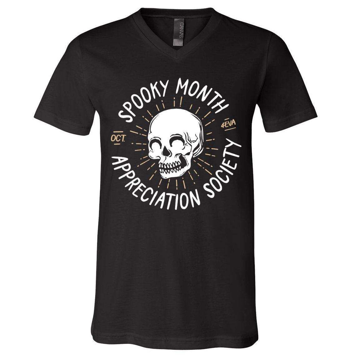 Spooky Month Appreciation Society V-Neck T-Shirt