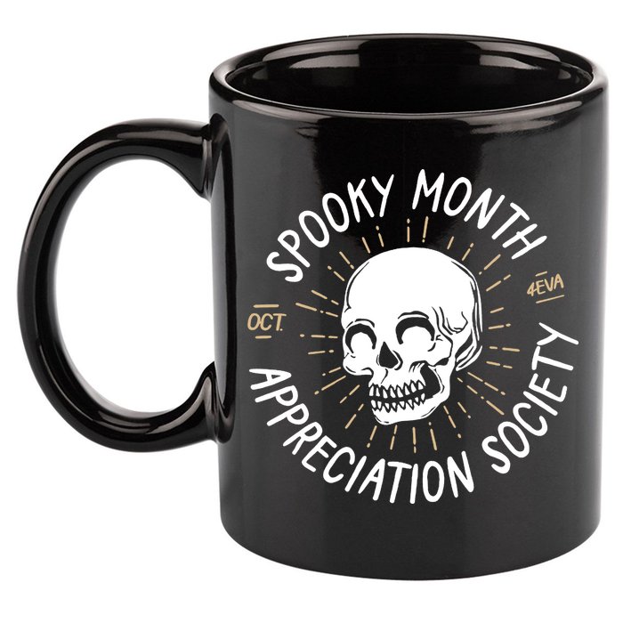 Spooky Month Appreciation Society 11oz C Handle Ceramic Mug