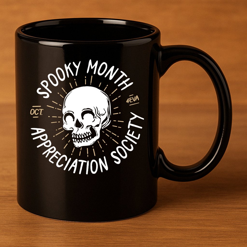 Spooky Month Appreciation Society 11oz C Handle Ceramic Mug