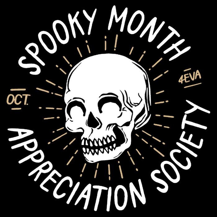 Spooky Month Appreciation Society Drawstring Bag