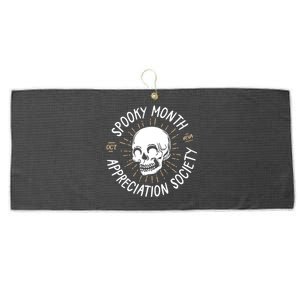 Spooky Month Appreciation Society Large Microfiber Waffle Golf Towel