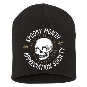 Spooky Month Appreciation Society Short Acrylic Beanie