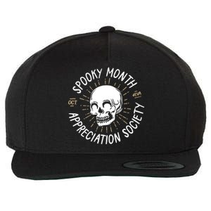 Spooky Month Appreciation Society Wool Snapback Cap