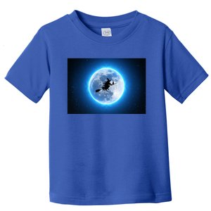 Shining Moon And Witch Cute Gift Toddler T-Shirt