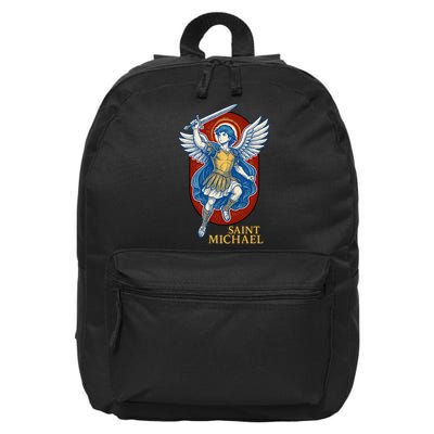 Saint Michael Anime 16 in Basic Backpack