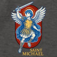 Saint Michael Anime Vector Backpack