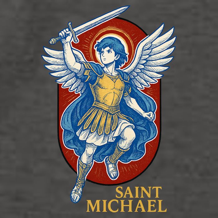 Saint Michael Anime Vector Backpack