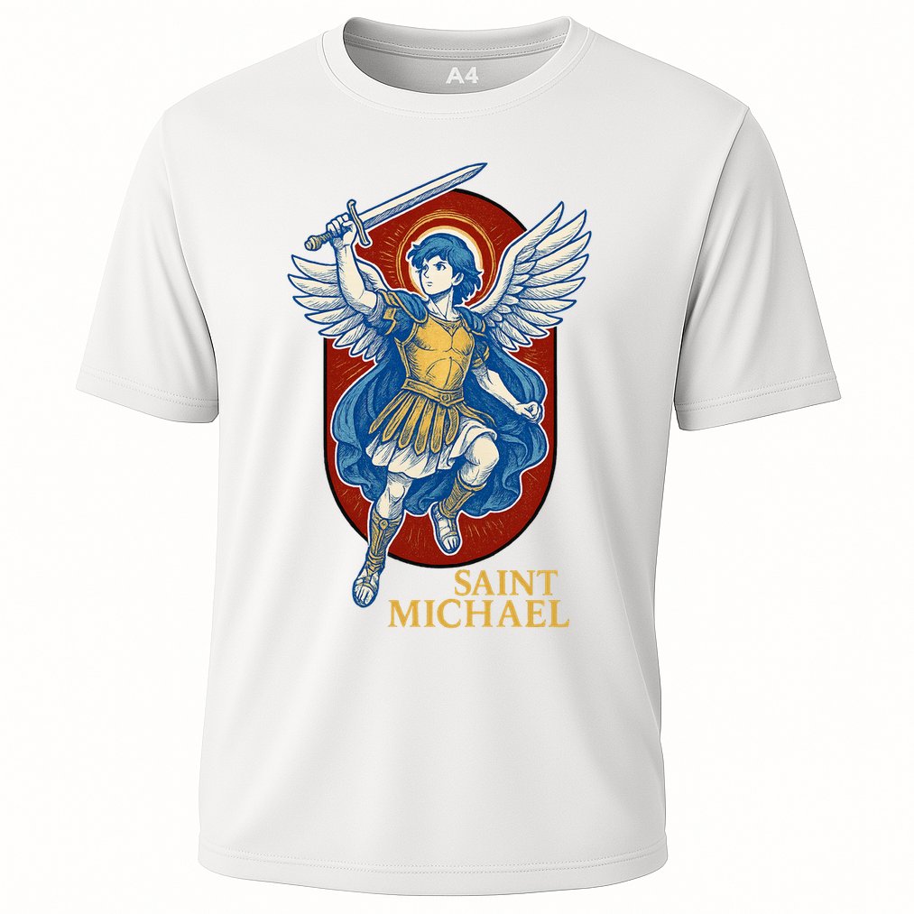 Saint Michael Anime Cooling Performance Crew T-Shirt