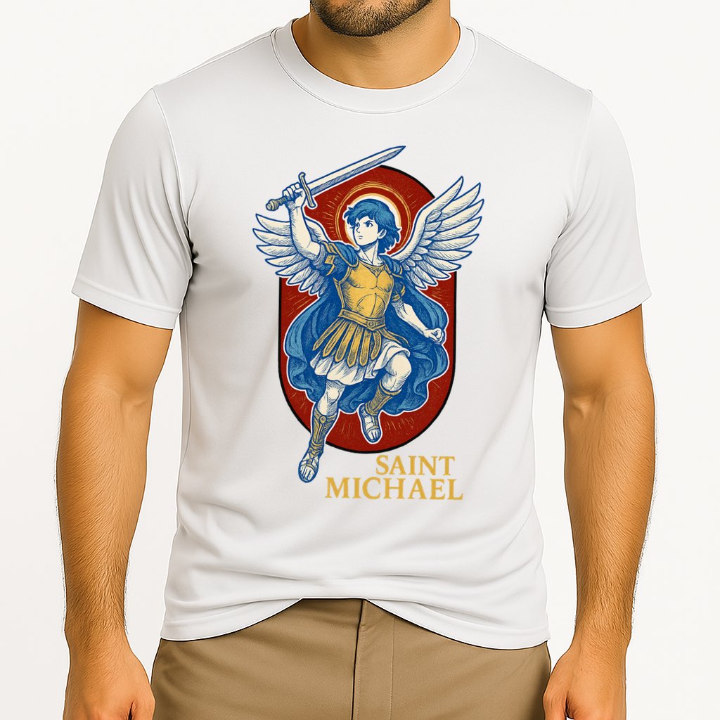 Saint Michael Anime Cooling Performance Crew T-Shirt