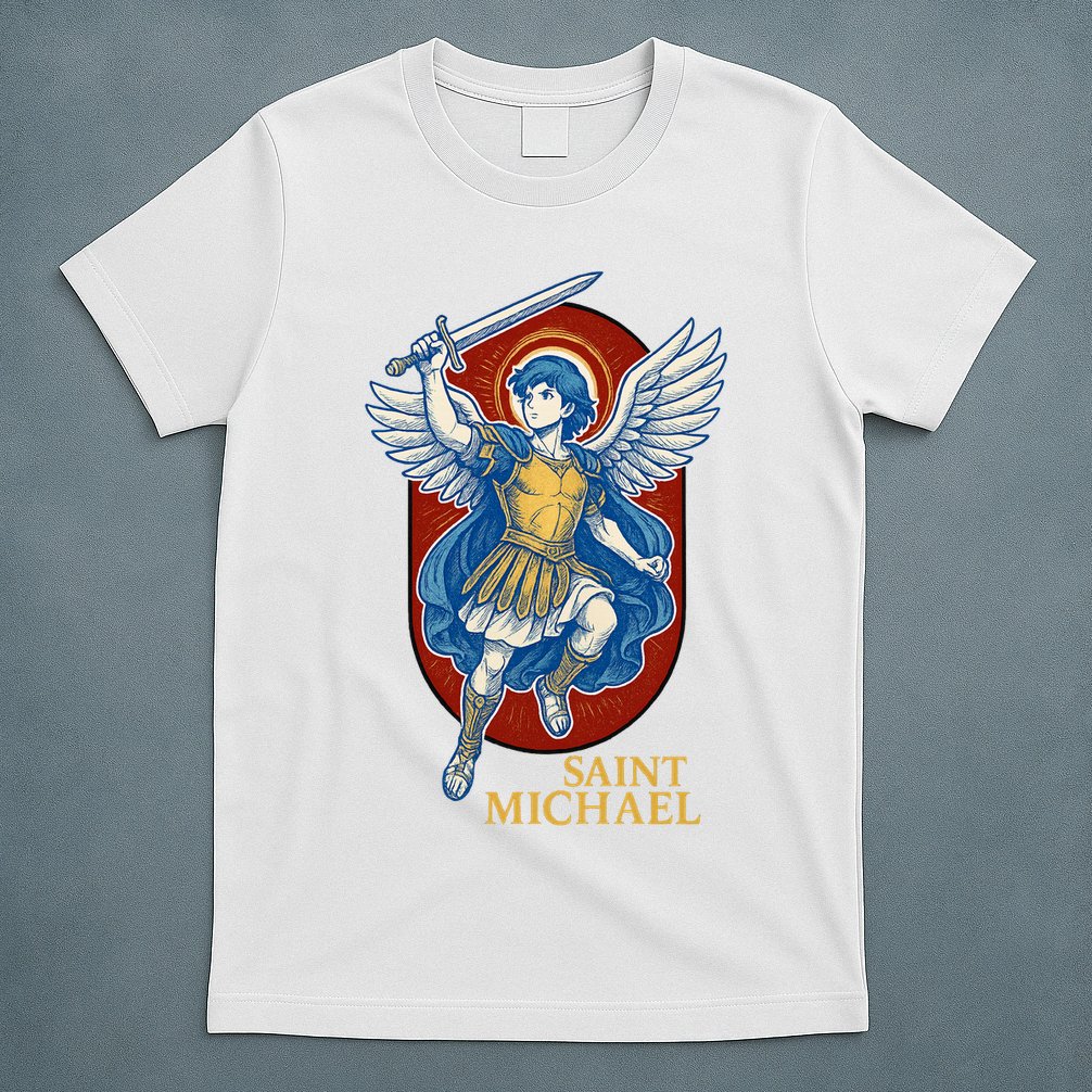 Saint Michael Anime T-Shirt