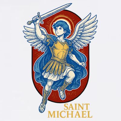 Saint Michael Anime T-Shirt