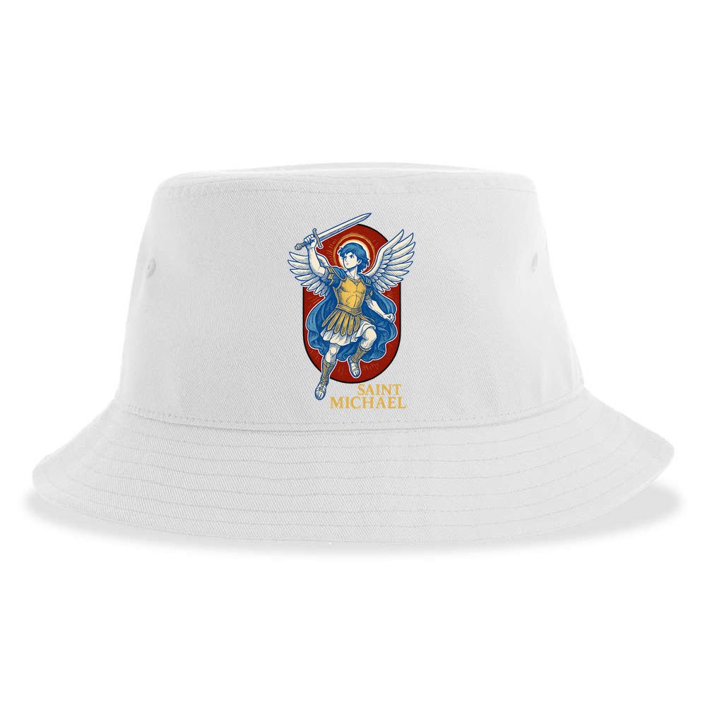 Saint Michael Anime Sustainable Bucket Hat