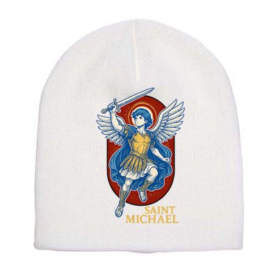 Saint Michael Anime Short Acrylic Beanie