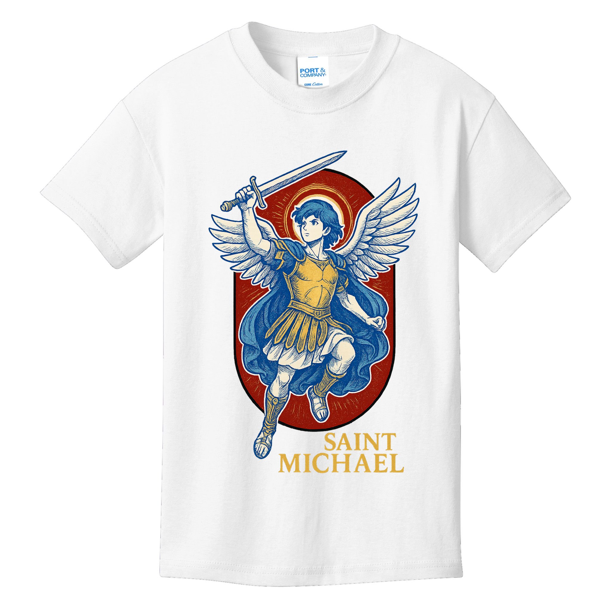 Saint Michael Anime Kids T-Shirt