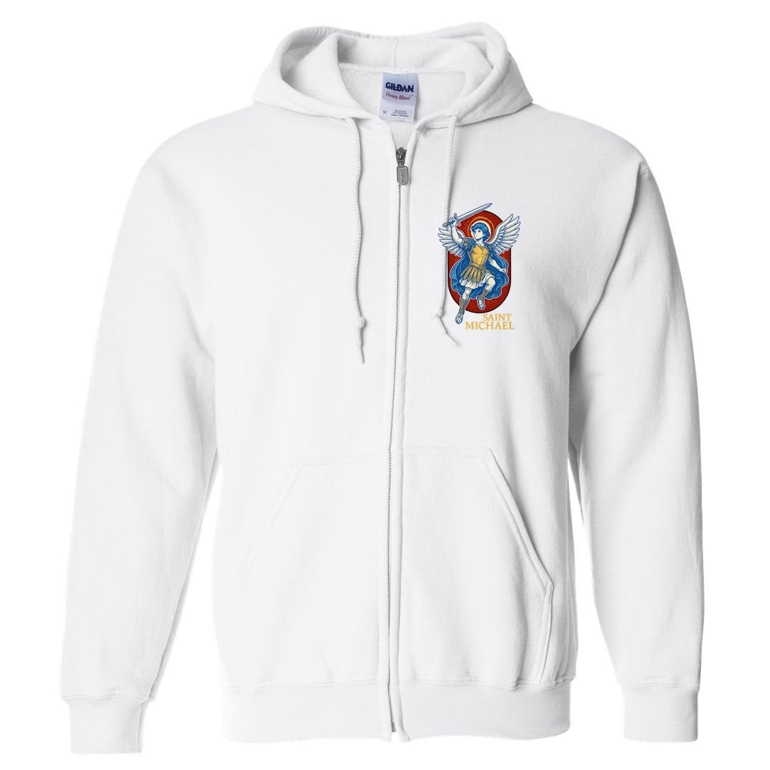 Saint Michael Anime Full Zip Hoodie