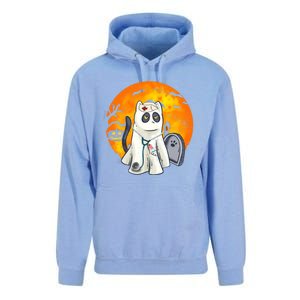 Spooky Meows And Caring Spirit Cat Lover Nurse Ghoscool Gift Cute Gift Unisex Surf Hoodie