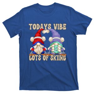 Ski Mom And Dad Gnomes Funny Family Quote For Ski Lover Meaningful Gift T-Shirt