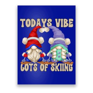 Ski Mom And Dad Gnomes Funny Family Quote For Ski Lover Meaningful Gift Poster