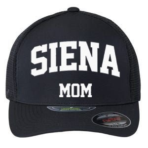 Siena Mom Arch College University Font Flexfit Unipanel Trucker Cap