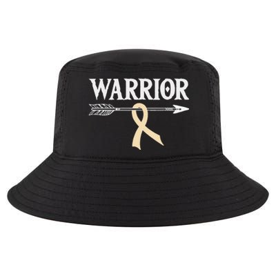 Spinal Muscular Atrophy Warrior Ivory Arrow Ribbon Cool Comfort Performance Bucket Hat