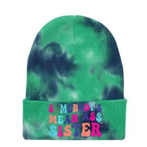 SomebodyS Mean Ass Sister Tie Dye 12in Knit Beanie