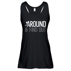 Stick Man Around And Find Out Fafo Ladies Essential Flowy Tank