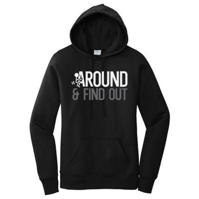 Stick Man Around And Find Out Fafo Women's Pullover Hoodie