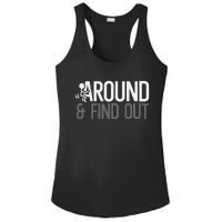 Stick Man Around And Find Out Fafo Ladies PosiCharge Competitor Racerback Tank