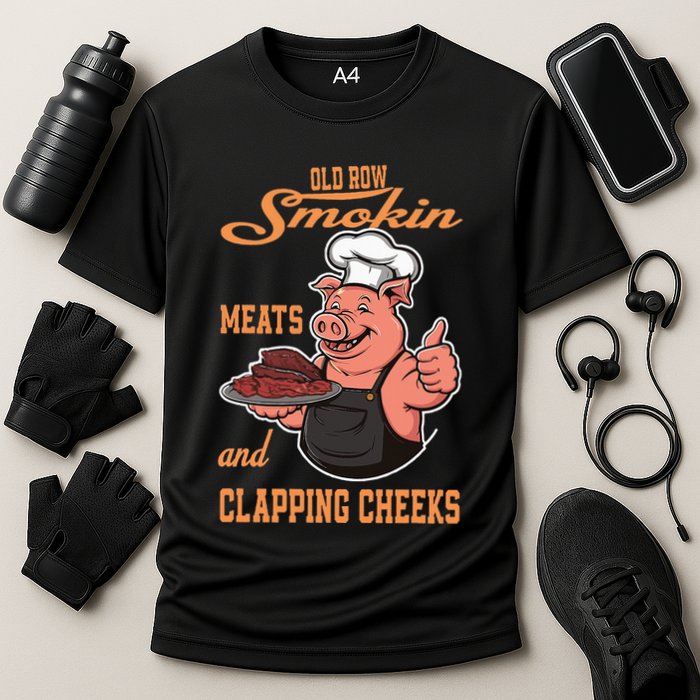 Smoking Meats And Clapping Cheeks Performance Shirt
