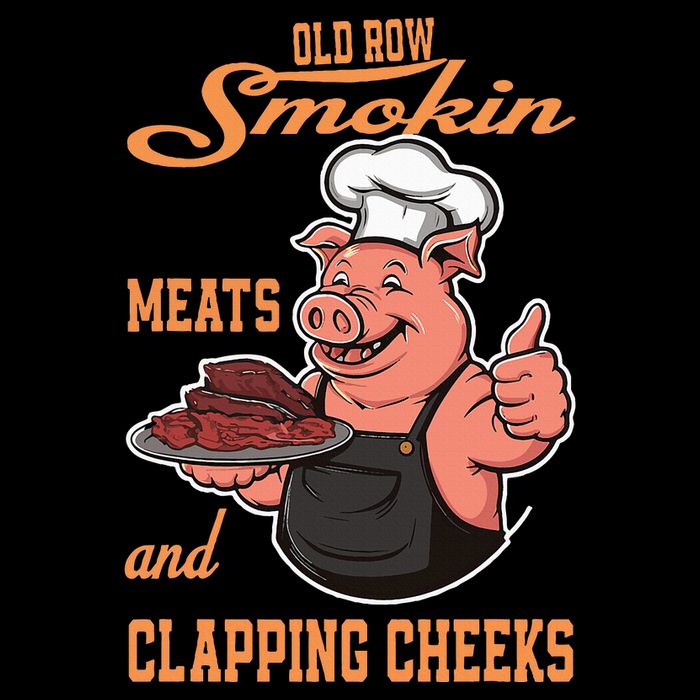 Smoking Meats And Clapping Cheeks 7-Panel Snapback Hat
