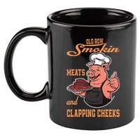 Smoking Meats And Clapping Cheeks 11oz C Handle Ceramic Mug