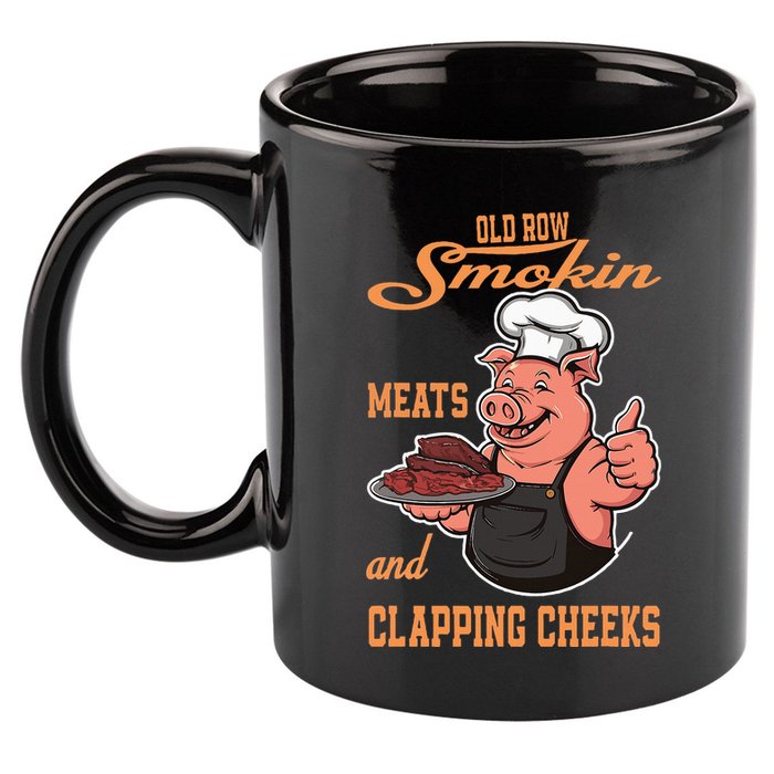 Smoking Meats And Clapping Cheeks 11oz C Handle Ceramic Mug