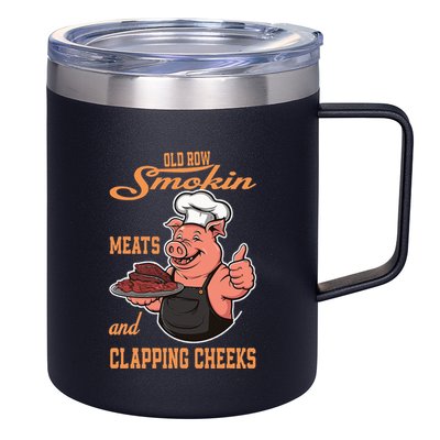Smoking Meats And Clapping Cheeks 12oz Stainless Steel Coffee Mug