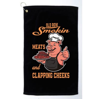 Smoking Meats And Clapping Cheeks Golf Towel