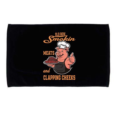 Smoking Meats And Clapping Cheeks Microfiber Hand Towel