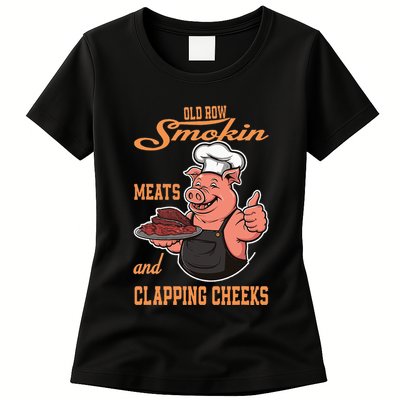 Smoking Meats And Clapping Cheeks Womens T-Shirt