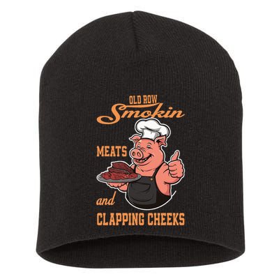 Smoking Meats And Clapping Cheeks Short Acrylic Beanie